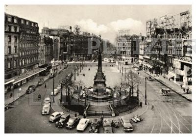 Place De Brouckère, Bruxelles, 1956 (P5722)