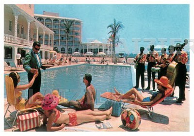 Pool and terrace new Princess Hotel Bermuda (p 5732)