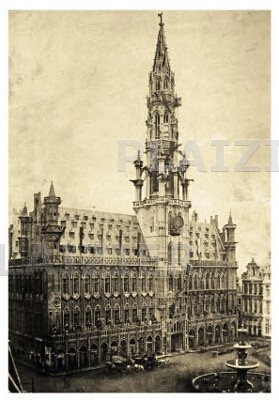 Hôtel de Ville Bruxelles, 1856 (P5660)
