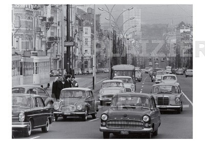 Brussels, Easter Exodus, Place Simonis, 1963 (P5395)