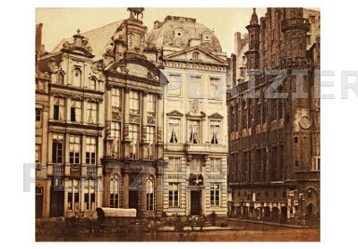 Bruxelles, Grand' Place, 1862 (P5659)