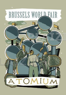Brussels World Fair Atomium (p 5386)