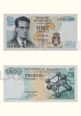 20 Francs belges (p 5053)