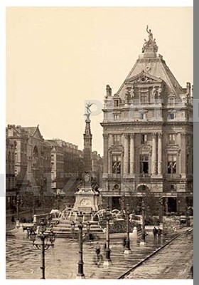 De Brouckèreplein, Brussel 1896 (p 5980)