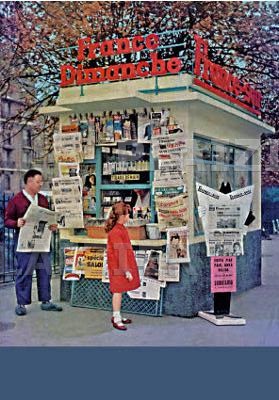 Newsstand in Paris (p 5817)