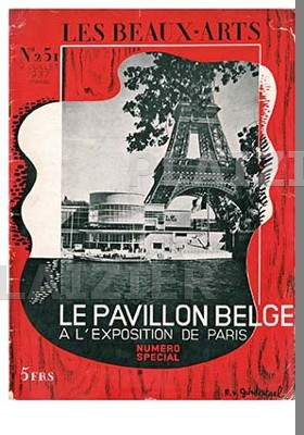 Belgisch Pavilioen Wereldtentoonst. Parijs 1937 (p 5944)