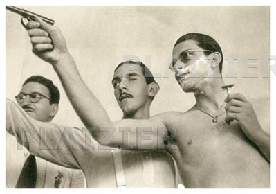 Tireurs brésiliens au pistolet, Jeux Olymp. Berlin, 1936 (p5675)