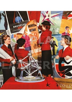 Affiches Expo 1958 Brussel (p5680)