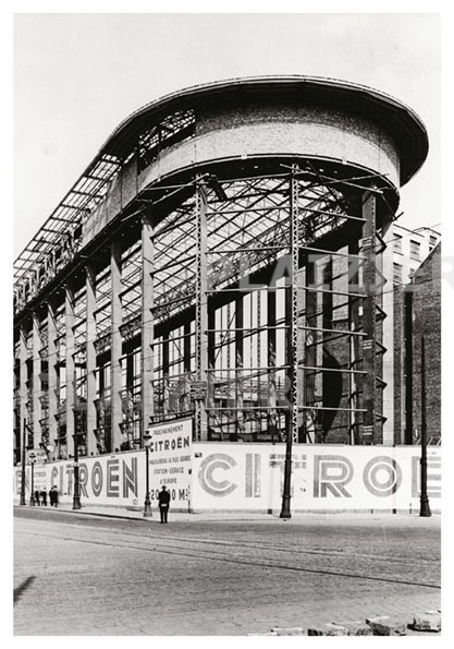 Construction garage Citroën, Bruxelles, 1933 (P6355)