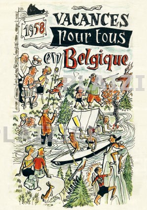 Vacances pour tous en Belgique, 1958 (p5218)
