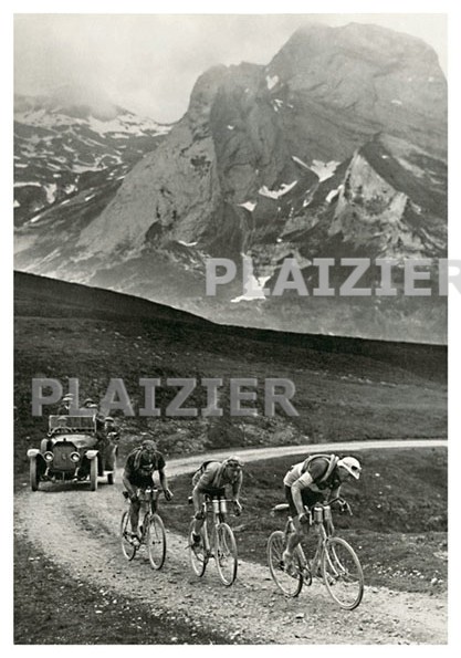 Nicolas Frantz, Lucien Buysse en August Verdijck - Ronde van Frankrijk 1925 (p6405)