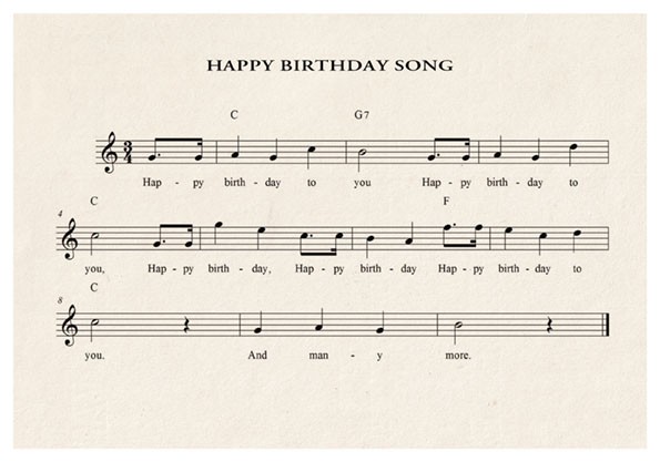 Happy birthday song (PB053)