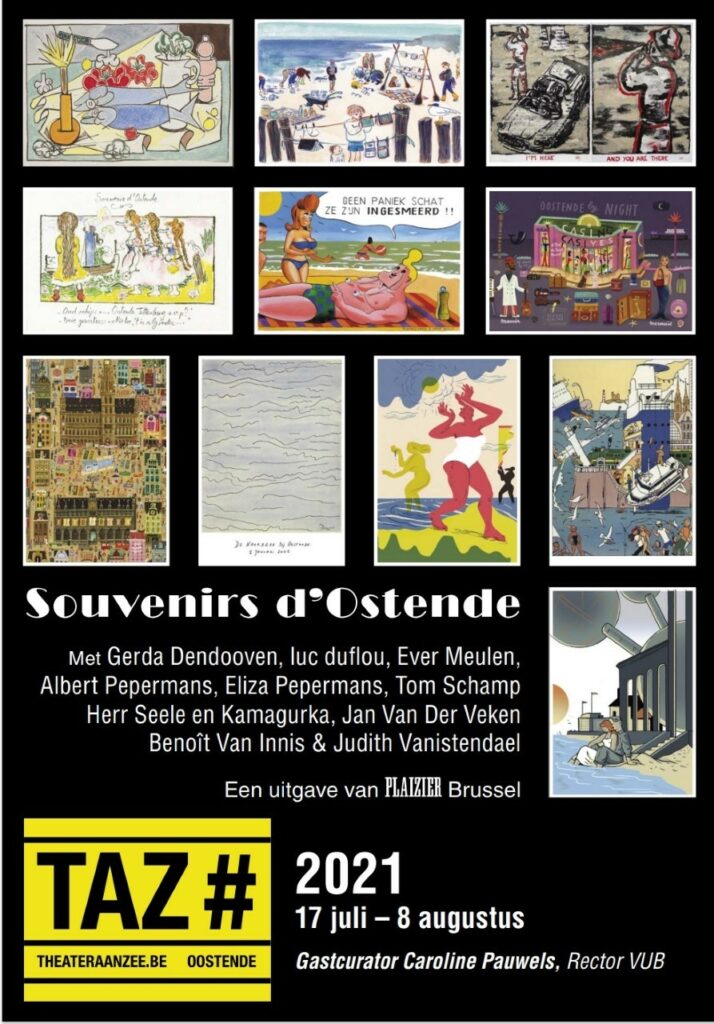 Set de 11 cartes postales "Theater aan Zee 2021" (S 002)
