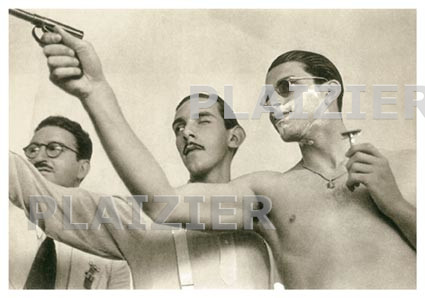 Gun shooting Brazil, Olympics, Berlin, 1936